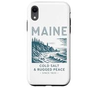 Maine Cold Salt Rugged Peace Since 1820 Case for iPhone XR