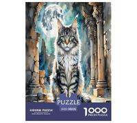 Maine Coon 1000 Pieces Animal Jigsaw Puzzles with Paper Art Creativity & Gift Giving Adult Educational Games 38x26cm/1000pcs