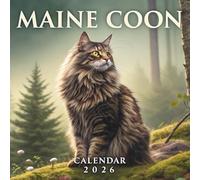 Maine Coon Calendar 2026: 12 Months of Gentle Giants, Fluffy Tails & Regal Feline Charm