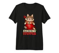 Maine Coon Cat Christmas Stocking Stuffer Premium T-Shirt