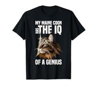 Maine Coon Cat IQ Genius T-Shirt