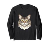 Maine Coon Cat Lovers Cute Funny Maine Coon Cats Lover Long Sleeve T-Shirt