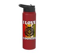 Maine Coon Cat Retro I Love Maine Coon Stainless Steel Insulated Water Bottle