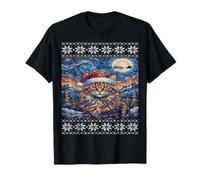 Maine Coon Cat Santa Ugly Christmas T-Shirt