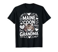 Maine Coon Grandma Grandmother Value Graphic T-Shirt