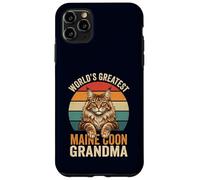 Maine Coon Grandma World's Greatest Retro Cat Lover Case for iPhone 11 Pro Max