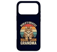 Maine Coon Grandma World's Greatest Retro Cat Lover Case for iPhone 17 Pro Max