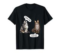 Maine Coon I LIKE YOU I LIKE MYSELF TOO Funny Maine Coon T-Shirt