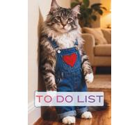 Maine Coon in Denim Overalls To Do List Planner: 6x9 Inch Daily Task Organizer (86 Pages) - Adorable Pet Aesthetic Notebook for Priorities & Playful Productivity