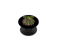 Maine Coon Medusa Zombie Undead Spooky Scary Haunted Horror PopSockets Adhesive PopGrip