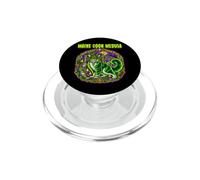 Maine Coon Medusa Zombie Undead Spooky Scary Haunted Horror PopSockets PopGrip for MagSafe