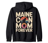 Maine Coon Mom Forever Zip Hoodie