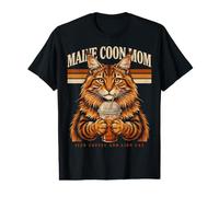 Maine Coon Mom Iced Coffee and Lion Cat Value Graphic T-Shirt