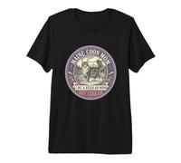 Maine Coon Mom Like A Regular Mom But Cooler Cat Mom Premium T-Shirt