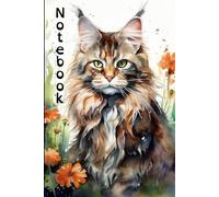 Maine Coon Notebook: Lined 6x9 Journal, 120 Pages, Soft Cover: Charming Cat-Themed Design for Daily Writing and Creative Inspiration