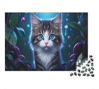 Maine Coon1000 Piece Jigsaw Puzzles for Adults And Kids Family Game Secret RealmFun And Challenging Home Decors Great Gift Idea70x50cm/1000pcs