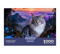 Maine Coon1000 Piece Puzzle Puzzle Cats Colourful Puzzle for Adults Children 70x50cm/1000pcs