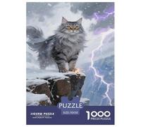 Maine Coon1000Pieces JigsawPuzzlesanimal KidsforAdult Challenging LargePiecePuzzles Age12+byth Challenging The Impossible Difficult Game Fun, Challenging 70x50cm/1000pcs