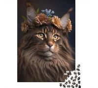 Maine Coon654 Puzzles 1000 Pieces Paper Puzzles for Adults And Teenager Family Game Christmas Eve Gifts 1000pcs (38x26cm)
