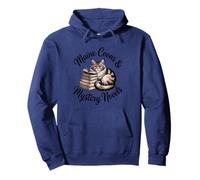 Maine Coons and Mystery Novels Funny Maine Coon Cat Lover Pullover Hoodie