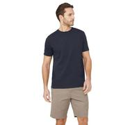 Maine Cotton Crew Neck T-Shirt, L, Navy
