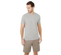 Maine Cotton Crew Neck T-Shirt, XL, Grey Marl