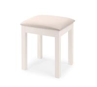 Maine - Dressing Table Stool - Surf White - Wooden - Happy Beds