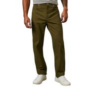 Maine Men's Khaki Stretch Twill Straight Leg Jeans | Size: 32R Maine Khaki 32R