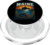 Maine Lobster Boat Coastal Heritage PopSockets PopGrip for MagSafe