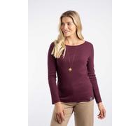 Maine Long Sleeve Outfitter T-Shirt Weird Fish Aubergine 8
