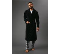 Maine Men's Black Shawl Collar Dressing Gown | Size: Medium Maine Black M