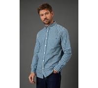 Maine Men's Blue Check Long Sleeve Button Down Shirt | Size: 2XL Maine Blue 2XL