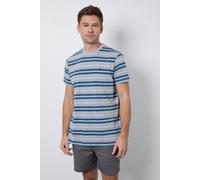 Maine Men's Blue Heritage Stripe T-Shirt | Size: Medium Maine Blue M