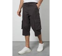 Maine Men's Charcoal 3/4 Cotton Cargo Short | Size: 40 Maine Charcoal 40