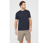 Maine Cotton Crew Neck T-Shirt, L, Navy
