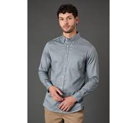 Maine Men's Grey Printed Long Sleeve Shirt | Size: XL Maine Grey XL