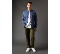 Maine Men's Khaki Premium Chino Trousers | Size: 36R Maine Khaki 36R