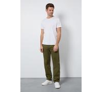 Maine Men's Khaki Stretch Twill Straight Leg Jeans | Size: 36R Maine Khaki 36R