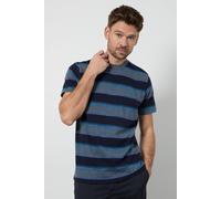 Maine Men's Navy Multi Stripe T-shirt | Size: Large Maine Navy L