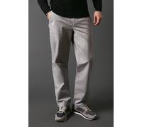Maine Men's Pale Grey Premium Chino Trousers | Size: 34S Maine Pale Grey 34S