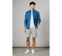 Maine Premium Chino Shorts, 36, Pale Grey