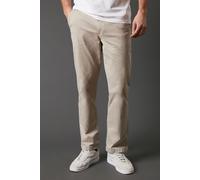 Maine Premium Chino Trousers, 32R, Natural