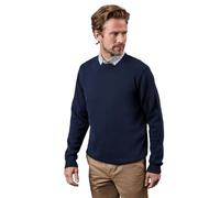 Maine Mens Premium Cotton Crew Neck Jumper (M) (Navy)