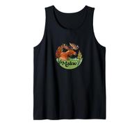 Maine Moose Illustration Mainer Tank Top
