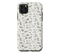 Maine Moose Lobster Lighthouse Pattern Case for iPhone 11 Pro Max