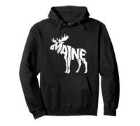 MAINE Moose vintage Pullover Hoodie