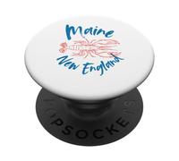 Maine New England Lobster Fisherman aesthetic coastal PopSockets Adhesive PopGrip