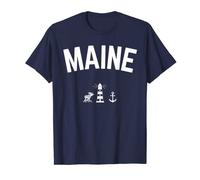 Maine Outdoors Maine Moose Maine Lighthouse Maine Coast T-Shirt