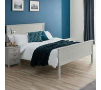 Maine Panel Bed - Grey - Sizes Available
