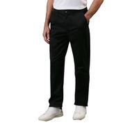 Maine Premium Chino Trousers, 34R, Black